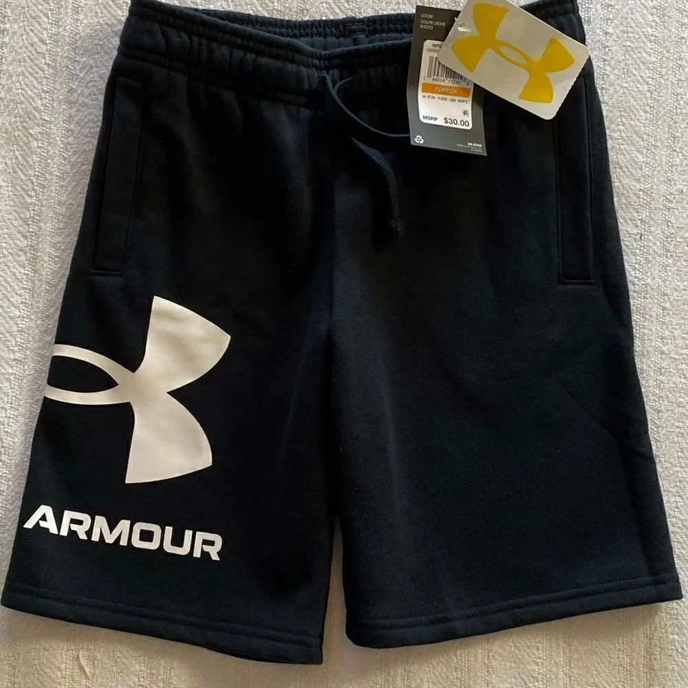 Under Armour Boys YSM Rival Fleece Logo Shorts